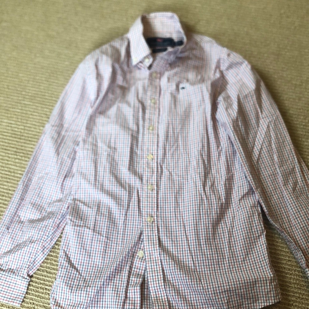 Vineyard Vines Whale shirt size Large 16 Like new